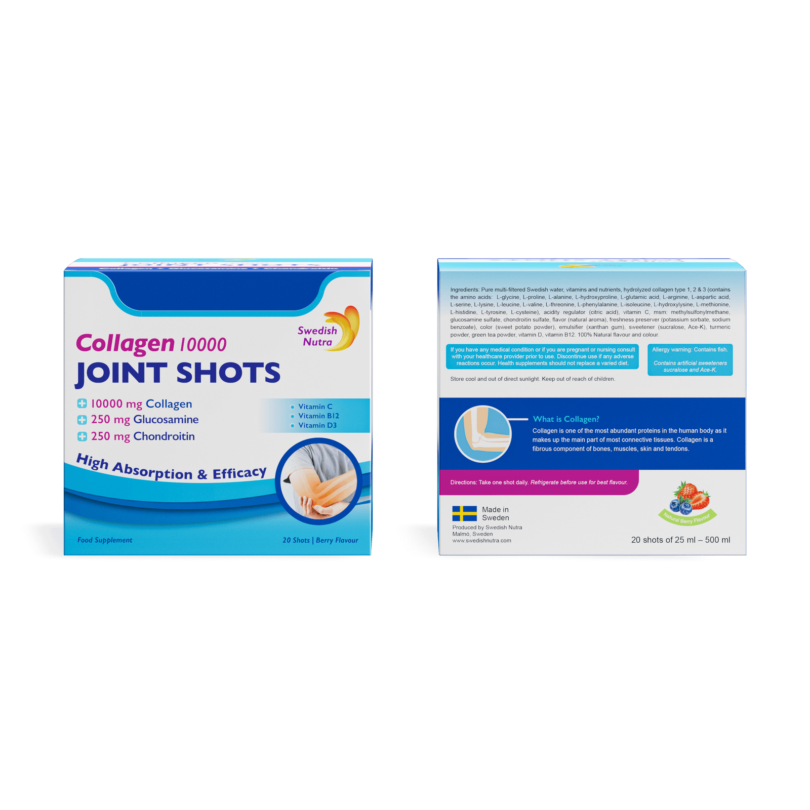 Vloeibare gewrichtssteun shots voor optimale opname