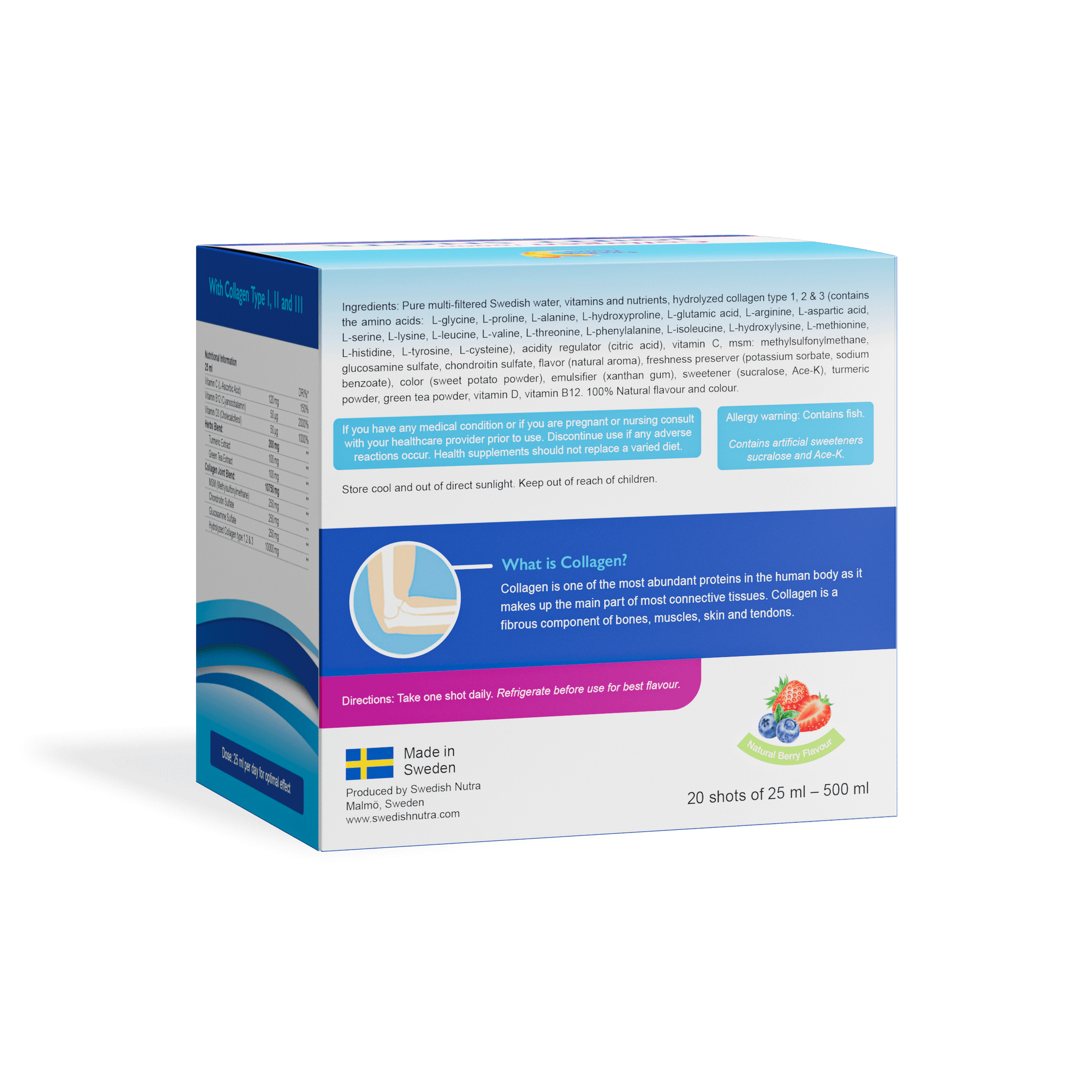 Dagelijkse vloeibare shots voor gewrichtsgezondheid