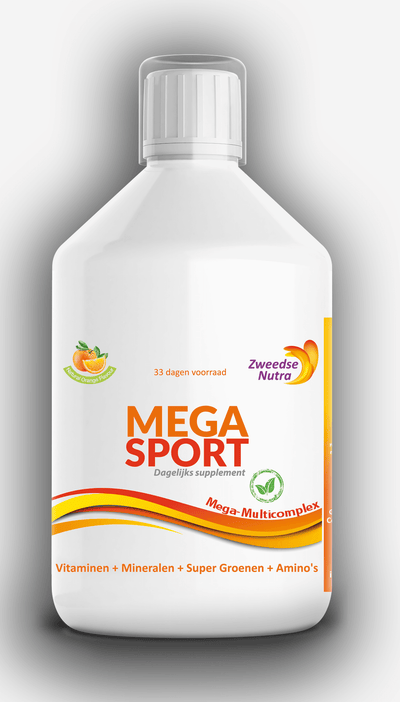 Vloeibare multivitamine voor actieve mensen, met aminozuren en super greens