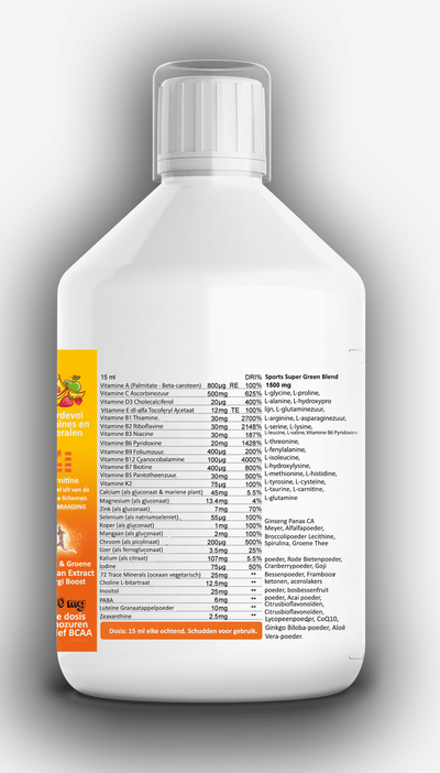 Mega Sport 500 ml: vitamine en mineralen voor sporters